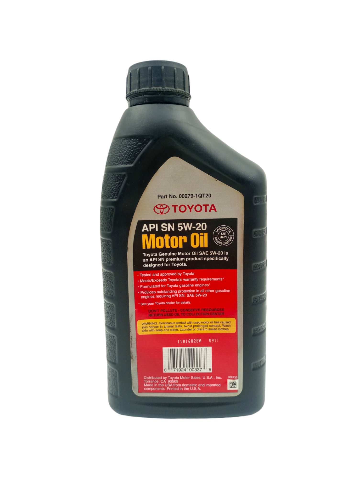 1Kg زيت محرك TOYOTA 5W-20 + فحص كمبيوتر + فحص 20 نقطة thumbnail 2