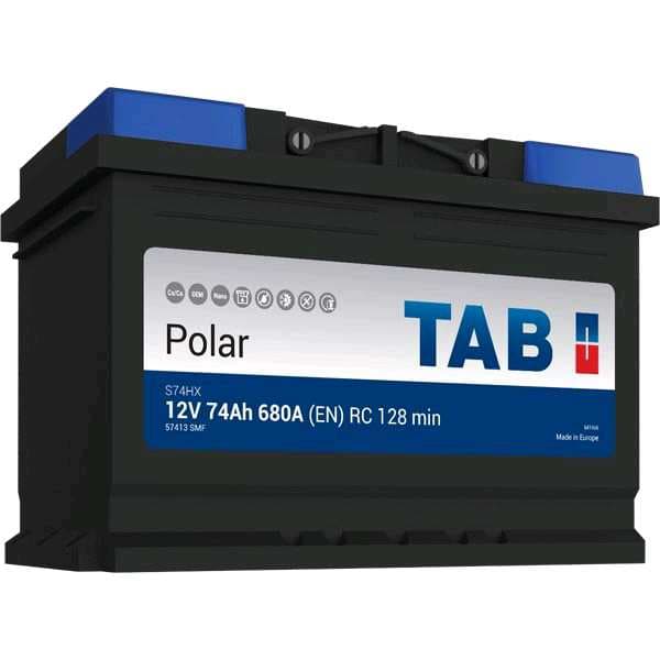 بطارية محرك TAB 12V - 74Ah + كفالة سنة كاملة 