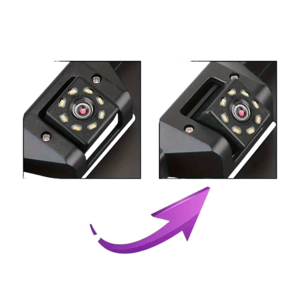 كاميرا الرؤية الخلفية للسيارة + حاضنة نمرة  thumbnail 3