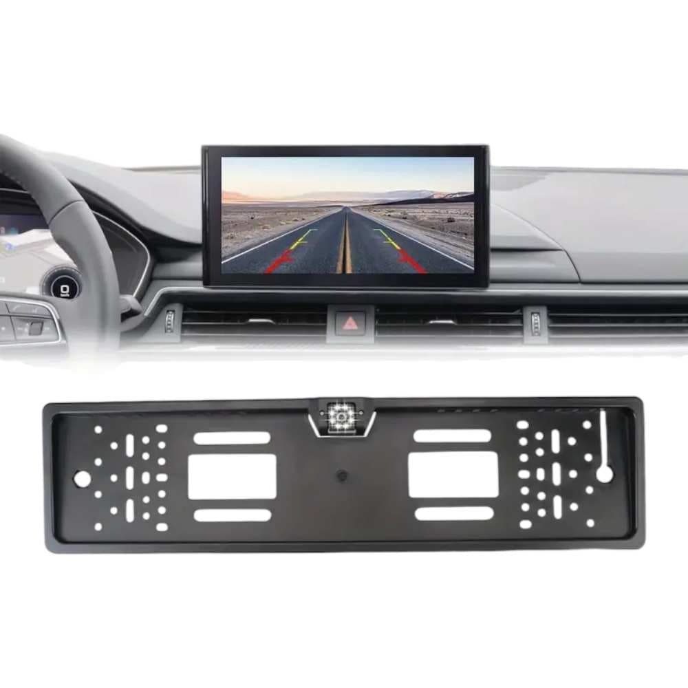 كاميرا الرؤية الخلفية للسيارة + حاضنة نمرة  thumbnail 4