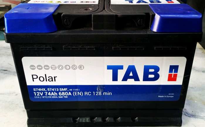 بطارية محرك TAB 12V - 74Ah + كفالة سنة كاملة  thumbnail 2