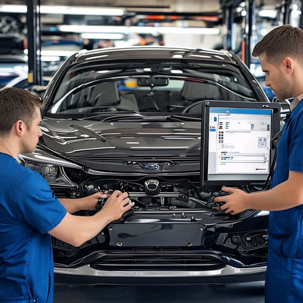 خدمة ميزان ستيرنج + فحص الهيئة الأمامية 