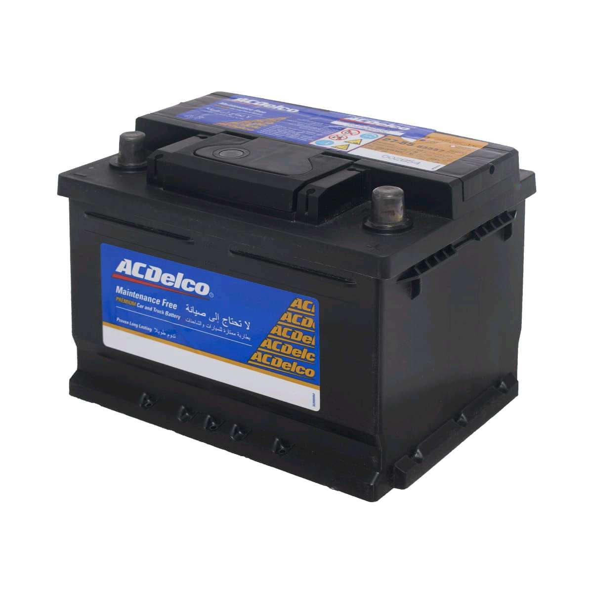 بطارية محرك Acdelco 12V - 55Ah + كفالة سنة كاملة 